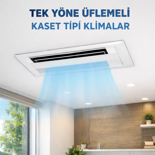 Tek Yöne Üflemeli Kaset Tipi Klimalar