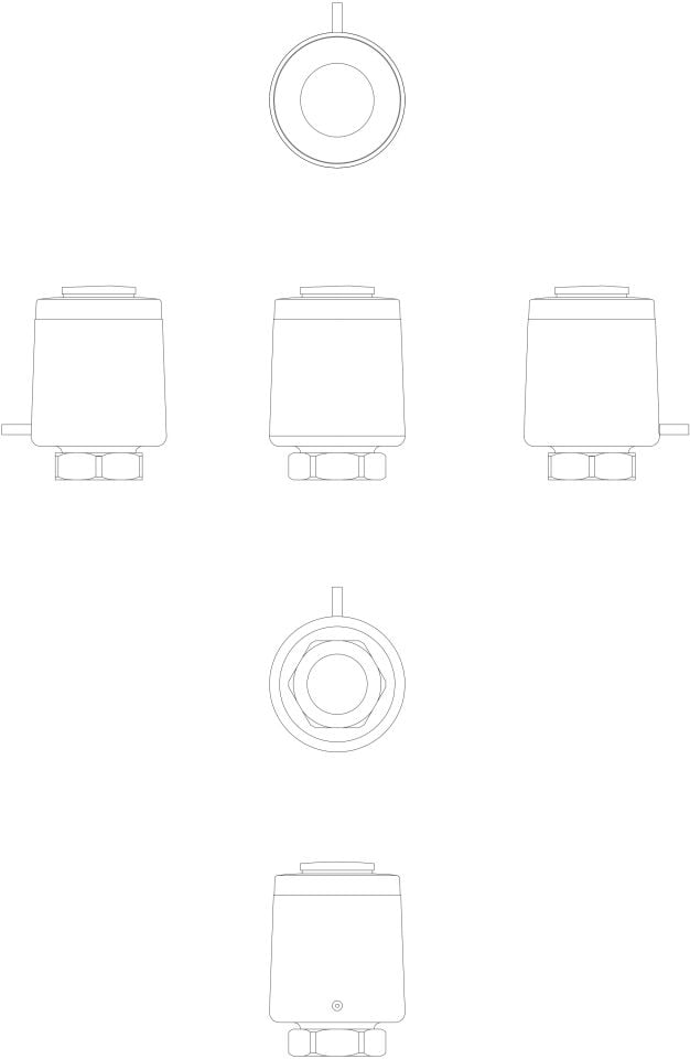 Danfoss - 088H3112 TWA-A, RA, Besleme voltajı [V] AC: 230, NC, 0.95 m
