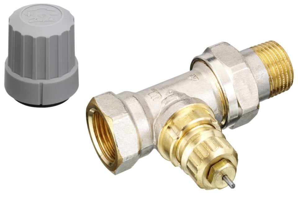 013G0004 Ön ayarsız normal akış vanaları RA-FN, Sabit kapasite, DN 15, Düz, F