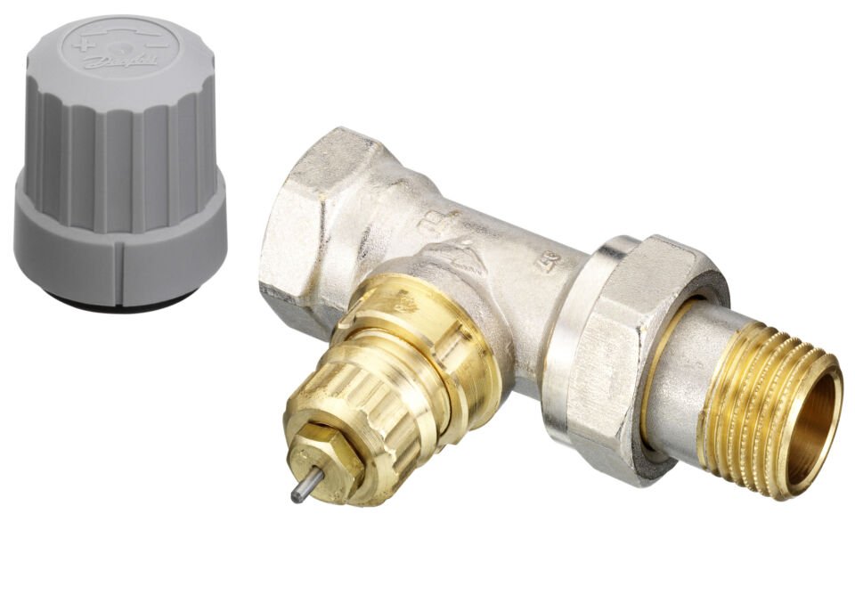 013G0004 Ön ayarsız normal akış vanaları RA-FN, Sabit kapasite, DN 15, Düz, F