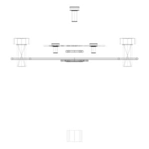 065Z0433 HFE 3 PN6 65/90 rotary 3 yollu, Flanş