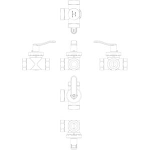 065Z0419 HRE 3 PN6 25/10 rotary 3 yollu Rp1