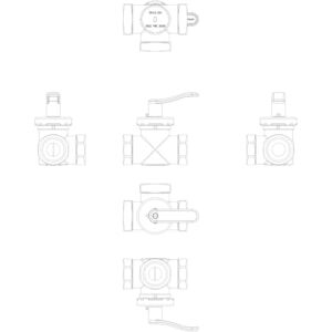 065Z0420 HRE 3 PN6 32/16 rotary 3 yollu Rp1 1/4