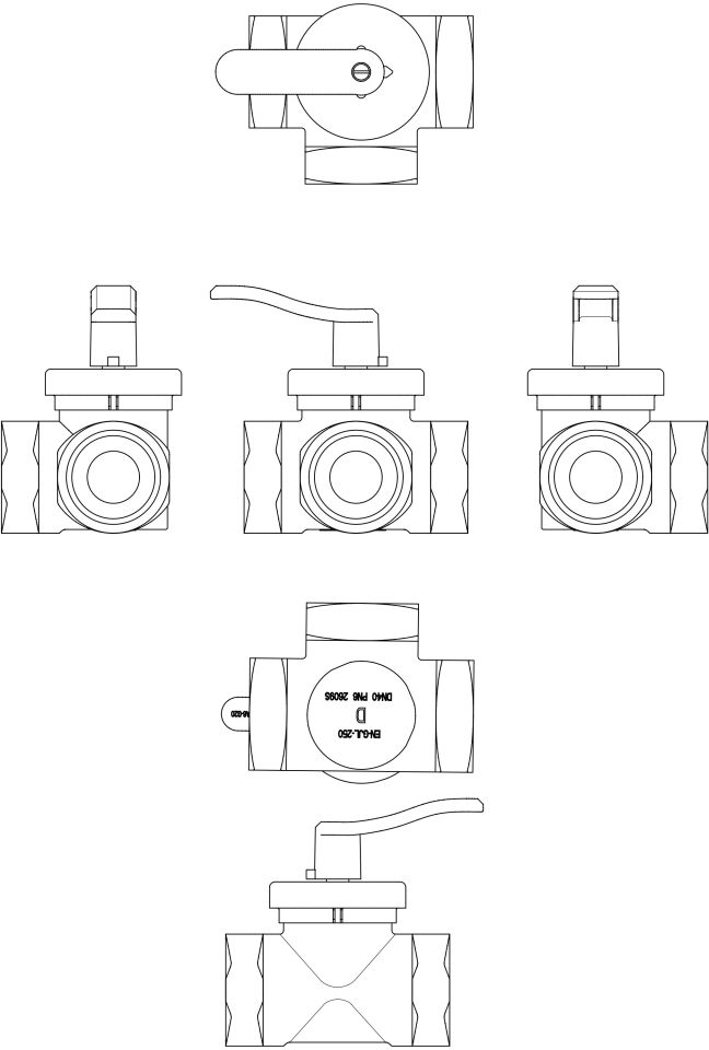 065Z0421 HRE 3 PN6 40/25 rotary 3 yollu Rp1 1/2