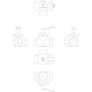 065Z0421 HRE 3 PN6 40/25 rotary 3 yollu Rp1 1/2