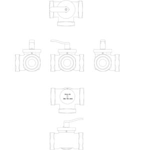 065Z0422 HRE 3 PN6 50/40 rotary 3 yollu Rp2
