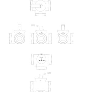 065Z0422 HRE 3 PN6 50/40 rotary 3 yollu Rp2