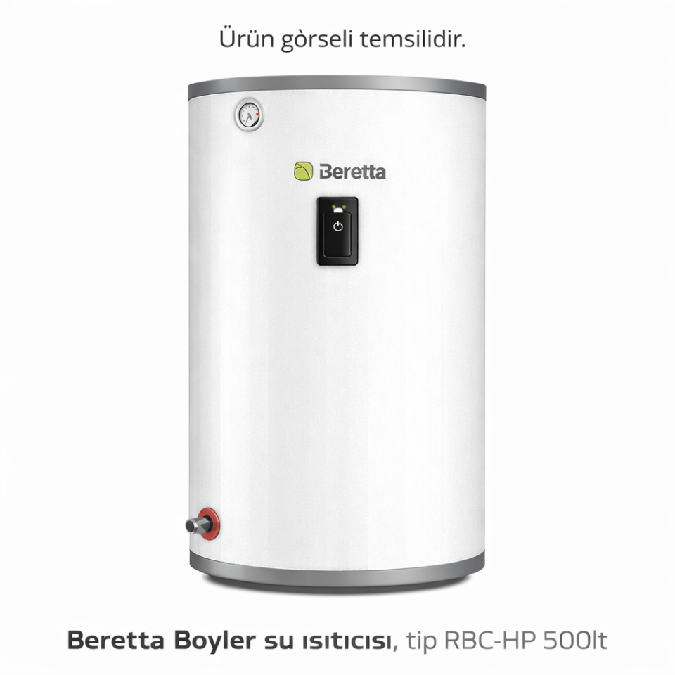 Beretta Boyler su ısıtıcısı, tip RBC-HP 500lt