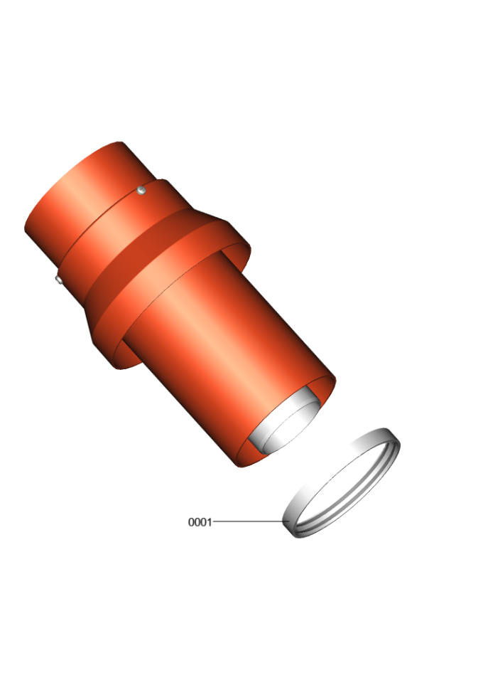 Çatı geçişi parçası  (kiremit rengi) (60/100 mm)