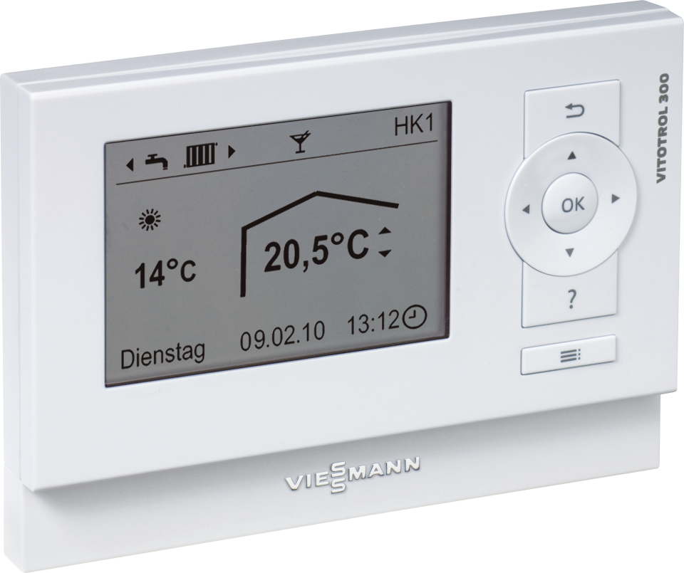 Vitotrol 300A oda term.+Dijital zaman  saati