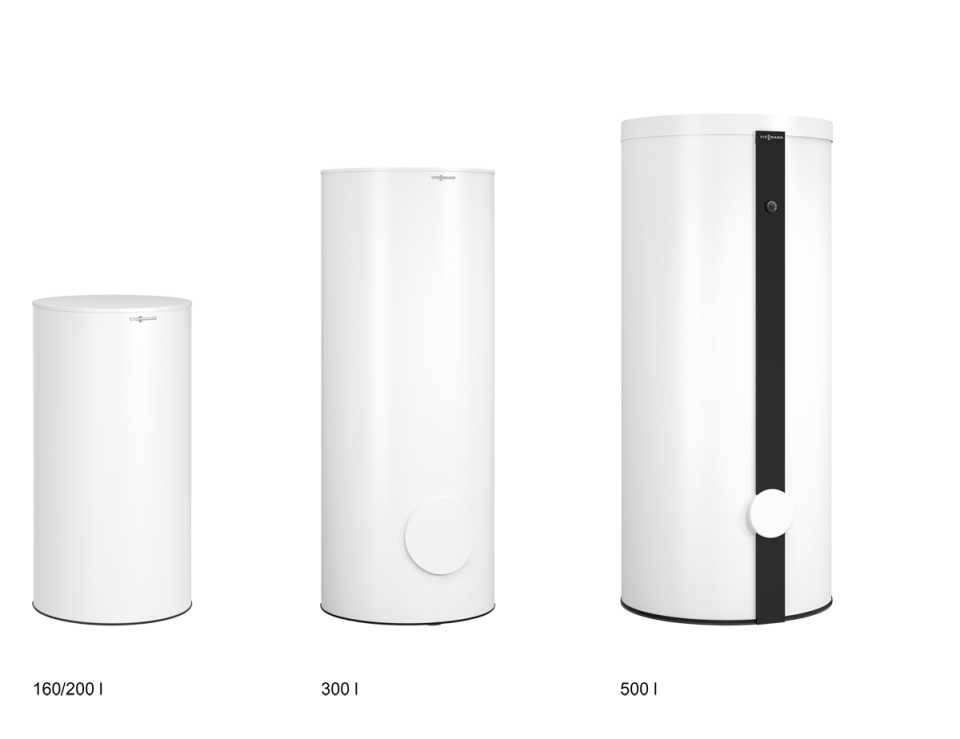 Vitocell 100-W, 150 lt Tek Serpantinli boyler