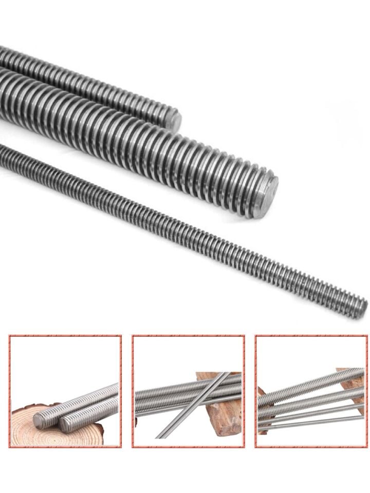 M8x1000 Beyaz Gijon (Tij) (Rot) 1 metre